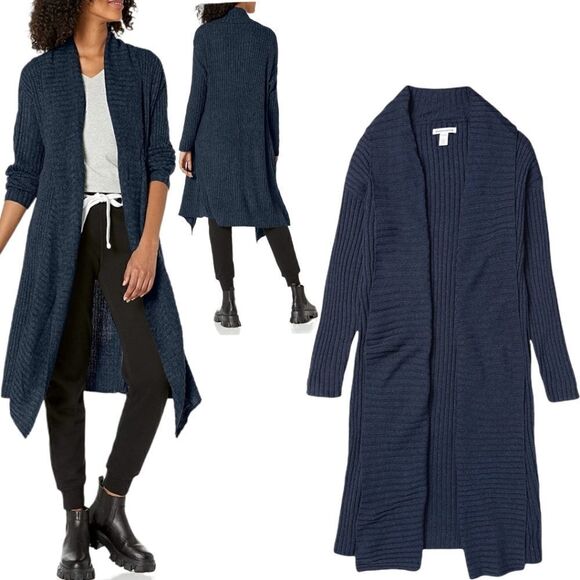 Amazon Essentials Women's Oversized, Open Front, Knee Length Sweater Coat, Small - Picture 4 of 4